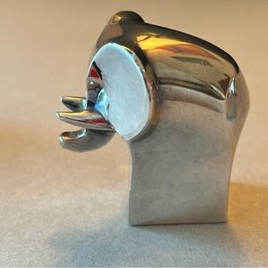 Vintage Dansk Silverplate Elephant paperweight